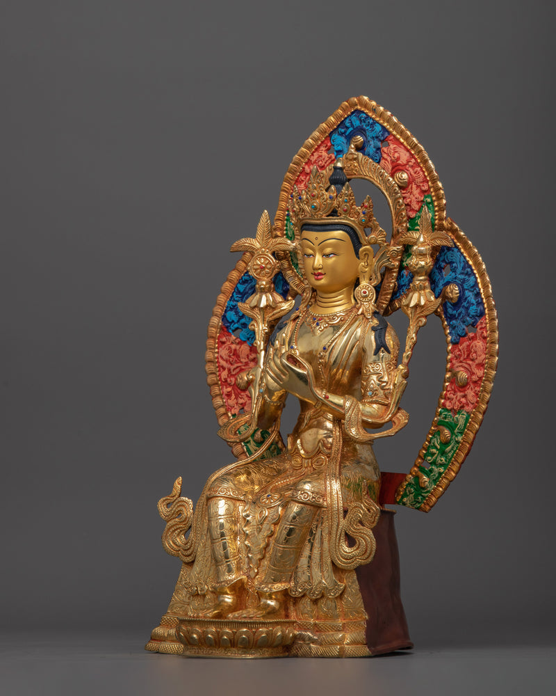 Mindfulness Maitreya Sculpture for Shrine | The Buddha of The Future