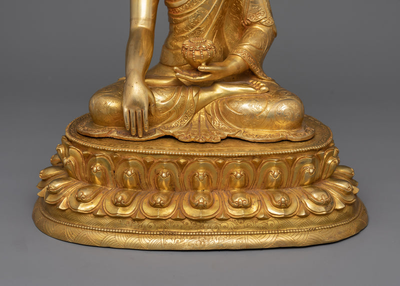 Enlightened Three Buddha Sculpture Set | Three Important Figures in Buddhism