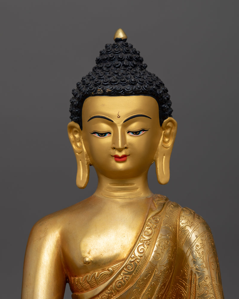 Tibetan Buddhist Bhaisajyaguru Sculpture (Medicine Buddha) | Buddha of Healing