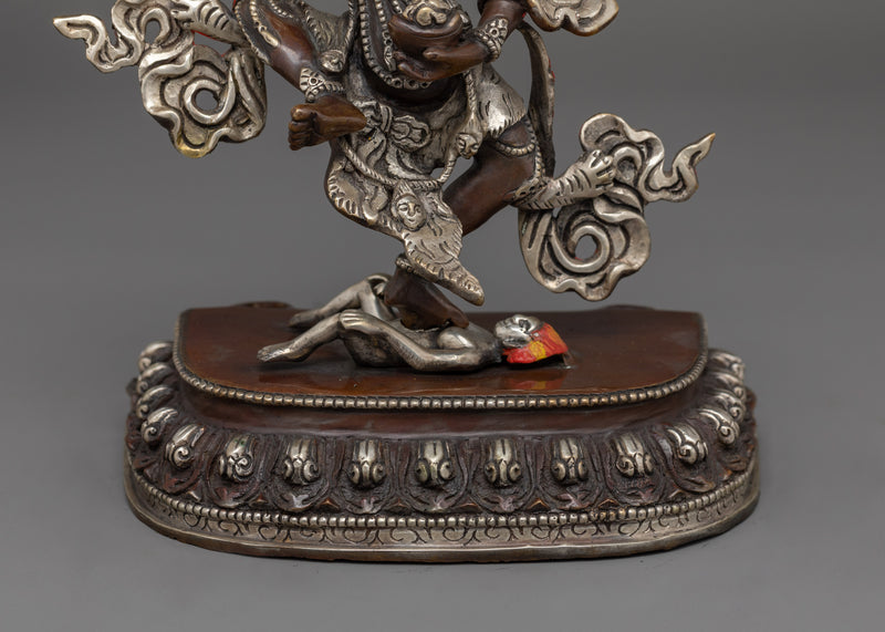 Buddhist Wrathful Deity Simhamukha | Symbol of Fierce Wisdom and Spiritual Liberation