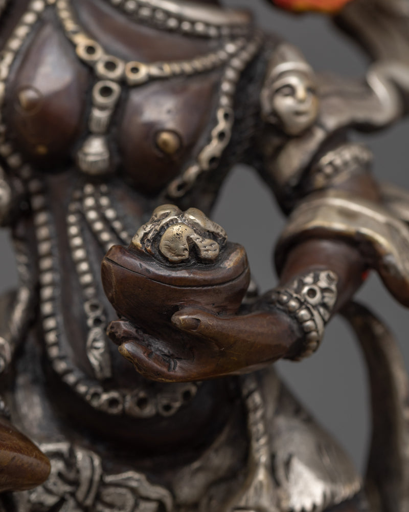 Buddhist Wrathful Deity Simhamukha | Symbol of Fierce Wisdom and Spiritual Liberation