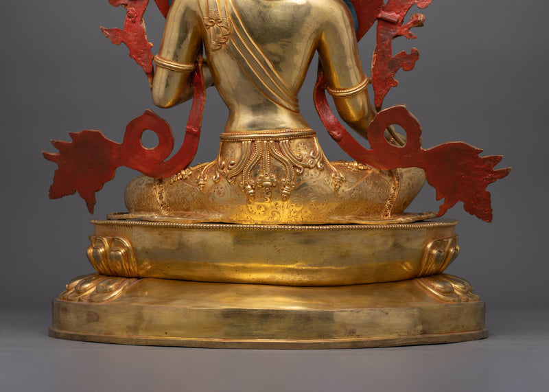 Green Tara Representation of Female EnergyStatue | Buddhist Tara Compassion Deity Statue