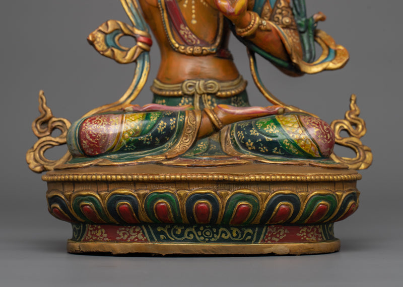 Spiritual Guardian of Knowledge Manjushri Statue | Bodhisattva of Wisdom