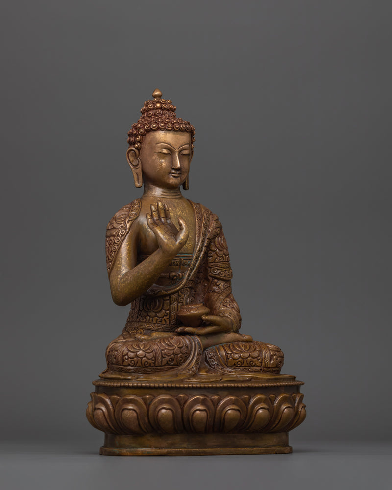 Five Buddha Set Decor Sculptures | Symbol of Five Buddhas for Spiritual Awakening