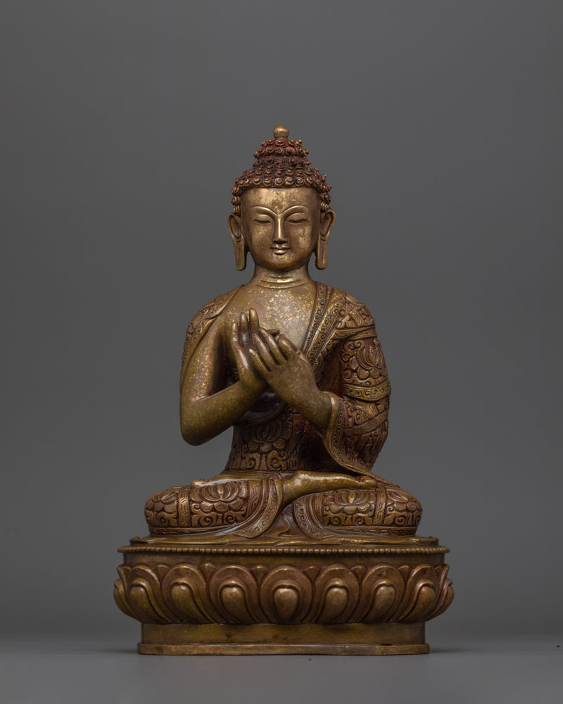 Five Buddha Set Decor Sculptures | Symbol of Five Buddhas for Spiritual Awakening