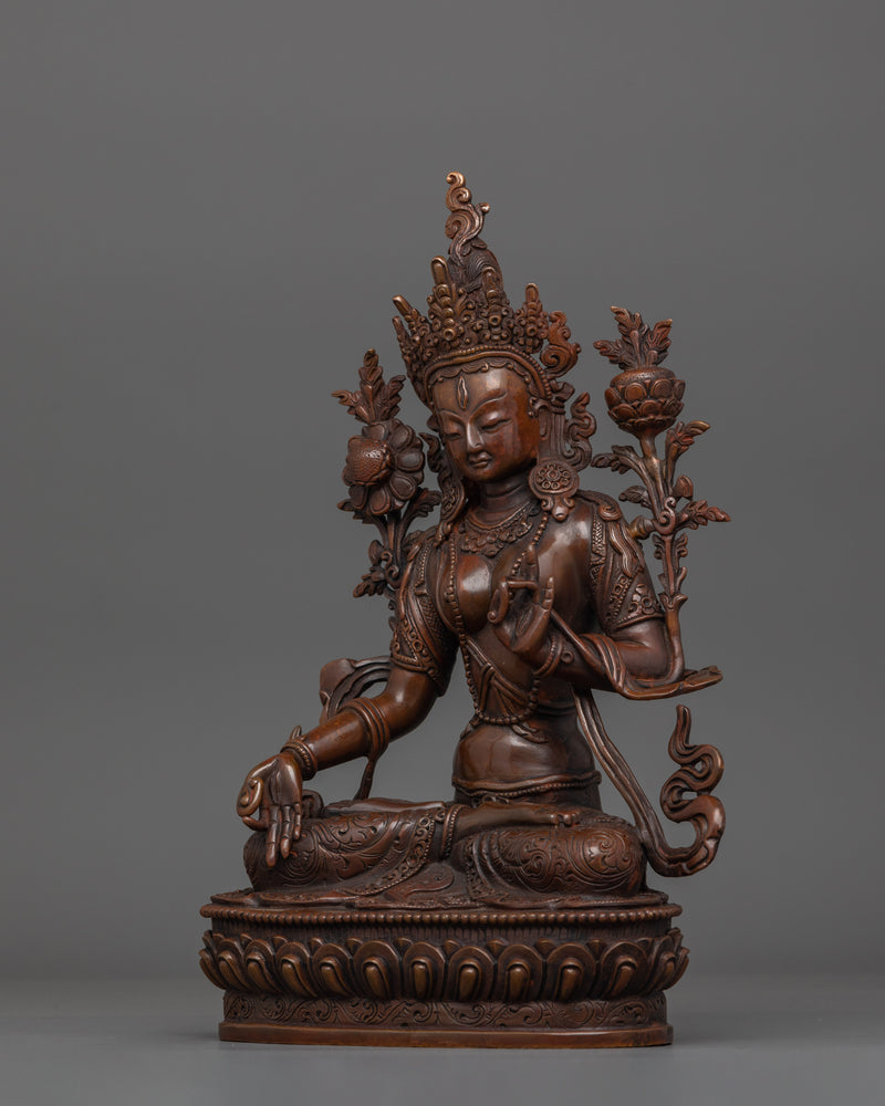 Sita Tara Deity of Long life Figurine | Tibetan Symbol of Longevity and Peace