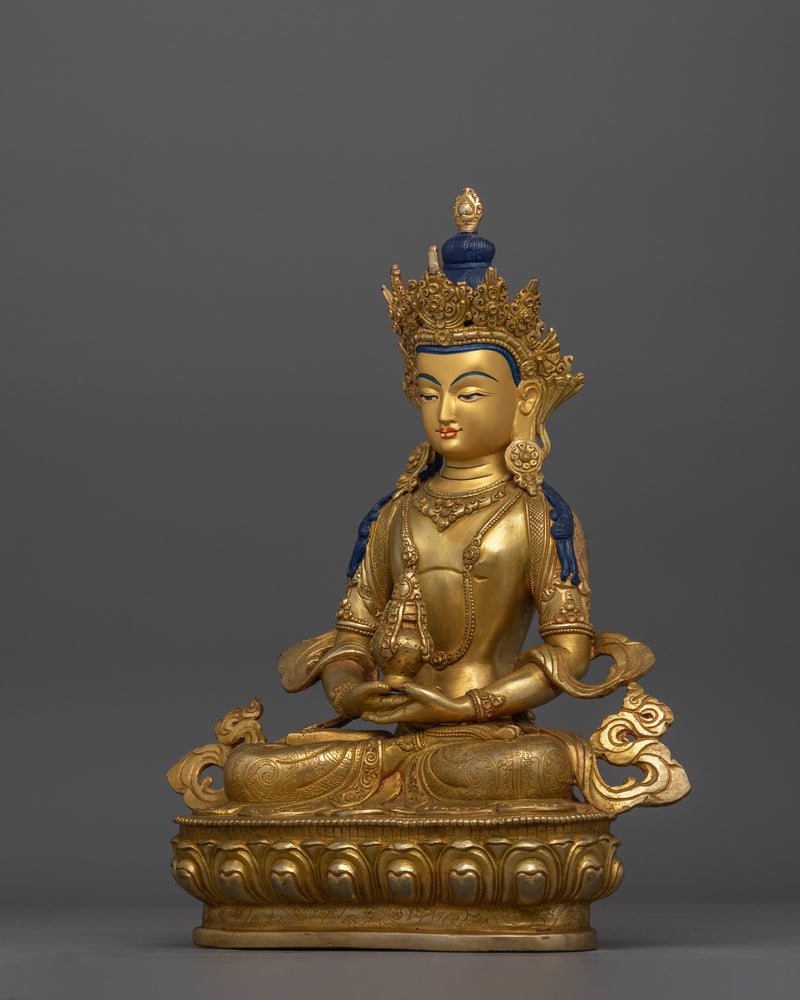 Aparmita For Longevity Buddhist Deity Figurine | Spiritual Icon of Health and Longevity