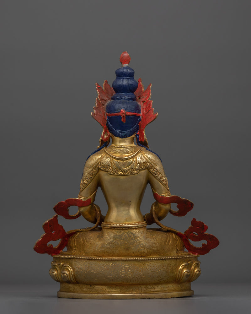 Aparmita For Longevity Buddhist Deity Figurine | Spiritual Icon of Health and Longevity