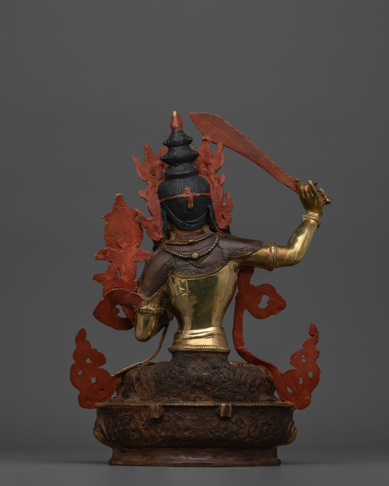 Spiritual and Youthful Manjushri Statue "The Bodhisattva of Wisdom" | Teacher of the Buddhas