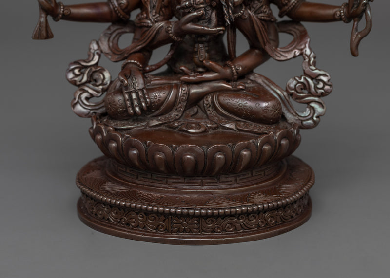 Oxidized Copper Namgyalma Dakini Sculpture | Longevity and Spiritual Protection Deity