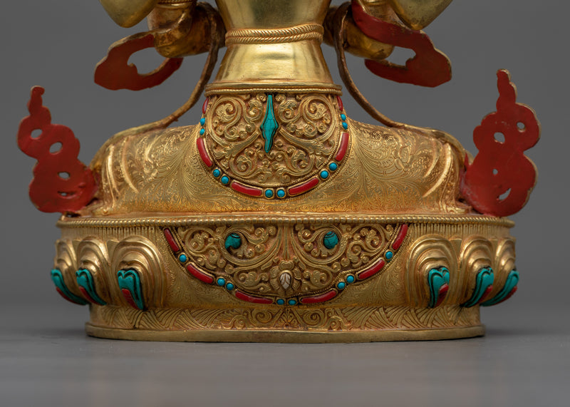 The Buddhist Deity Avalokiteshvara Statue "Chenrezig" | Tranquil Bodhisattva