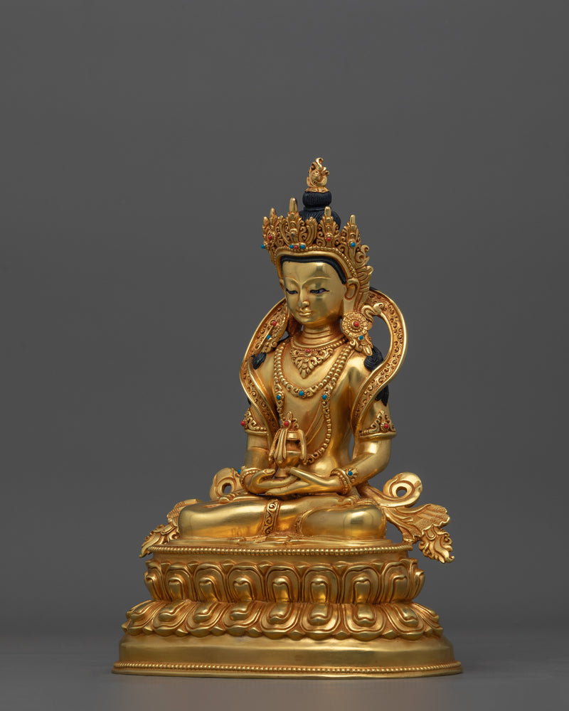 Long Life Buddhist Deity Amitayus Buddha Statue | Symbol of Health and Prosperity