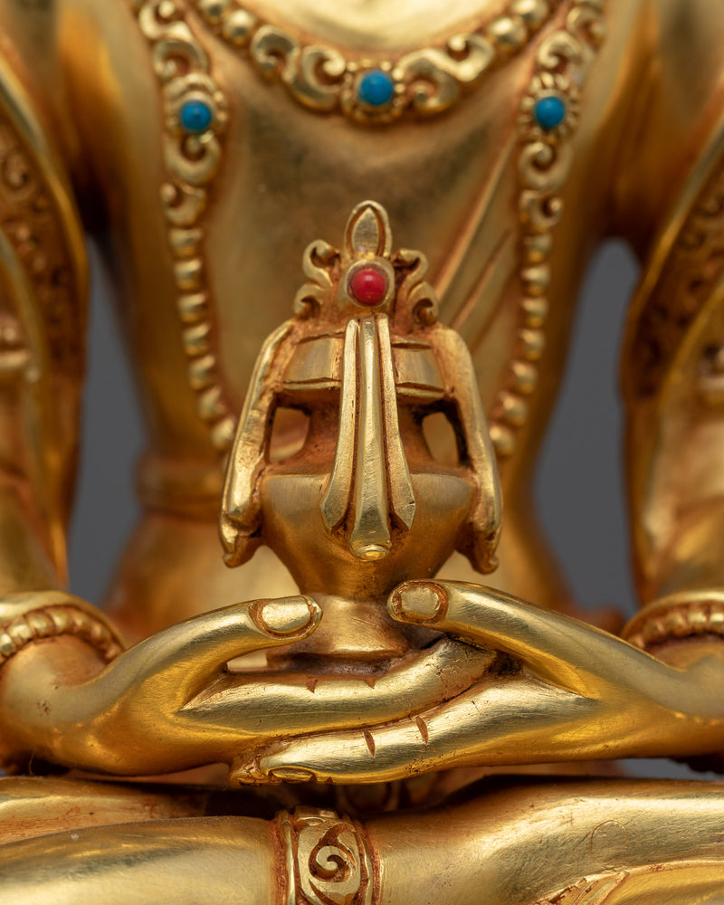 Long Life Buddhist Deity Amitayus Buddha Statue | Symbol of Health and Prosperity