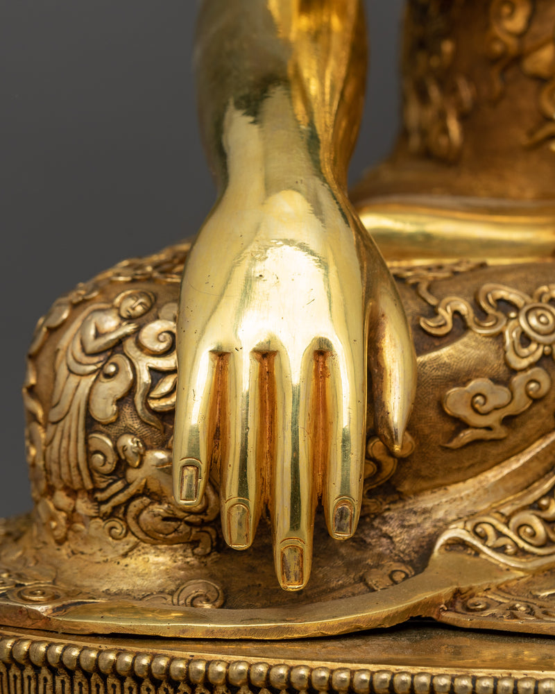 Enlightened Prince of Lumbini Shakyamuni Buddha Sculpture | Symbol of Calm and Reflection