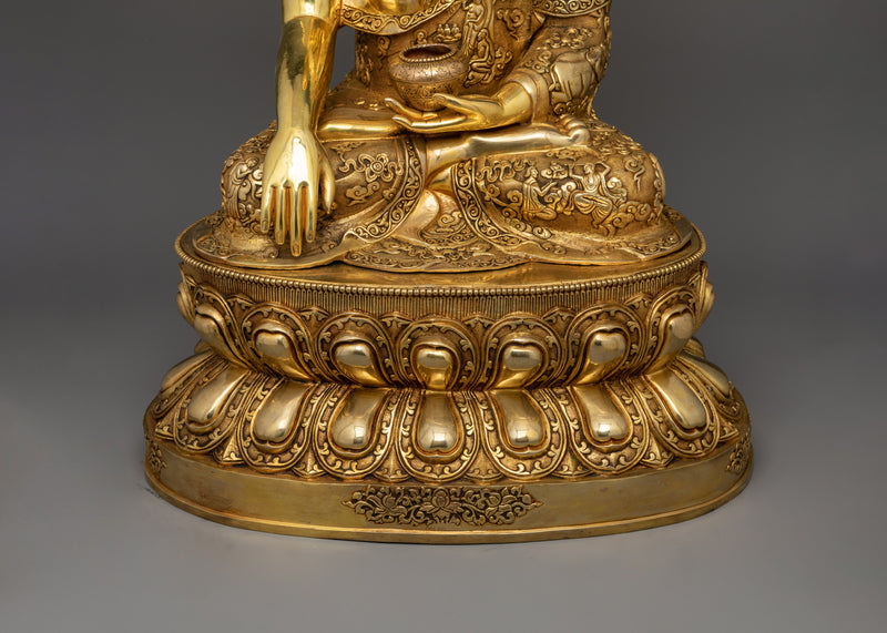 Enlightened Prince of Lumbini Shakyamuni Buddha Sculpture | Symbol of Calm and Reflection