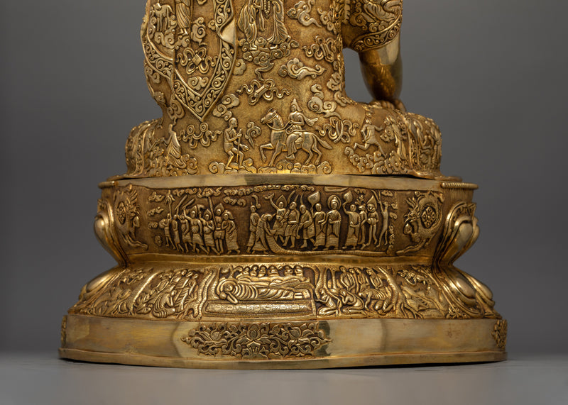 Enlightened Prince of Lumbini Shakyamuni Buddha Sculpture | Symbol of Calm and Reflection