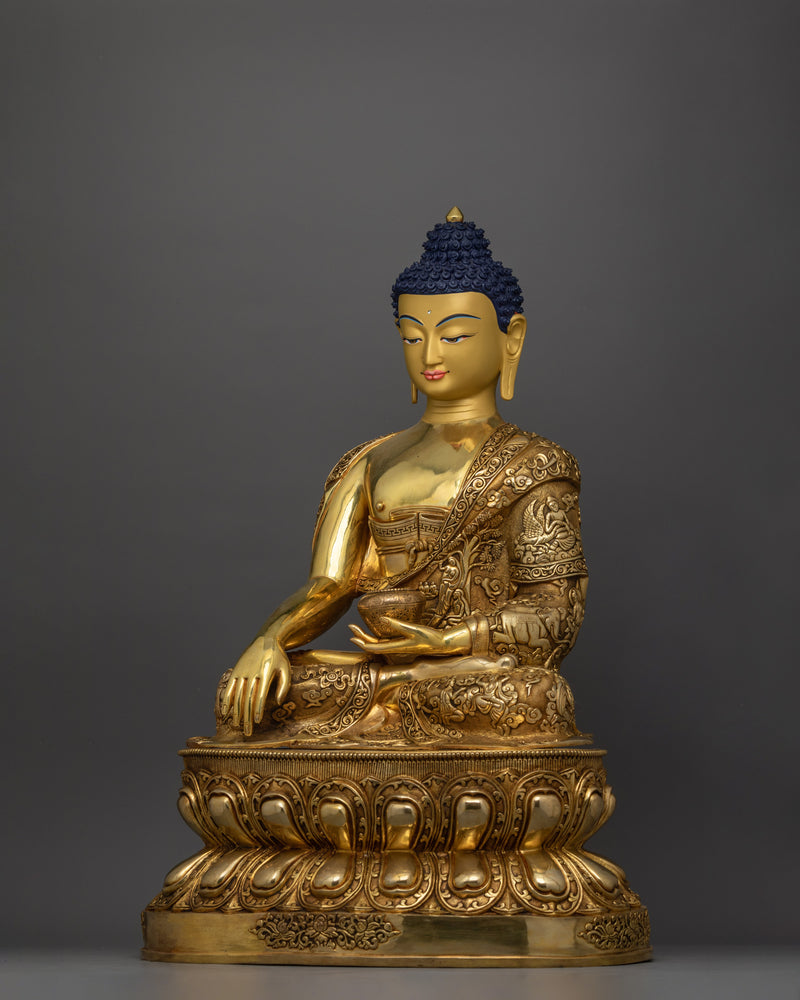 Enlightened Prince of Lumbini Shakyamuni Buddha Sculpture | Symbol of Calm and Reflection