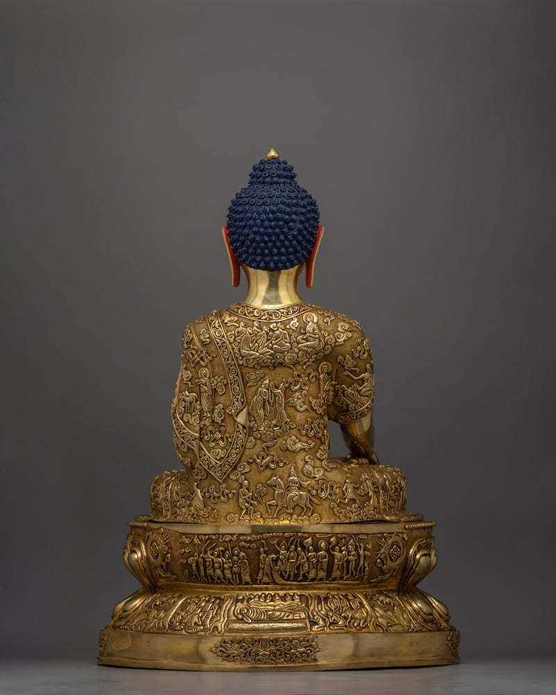 Enlightened Prince of Lumbini Shakyamuni Buddha Sculpture | Symbol of Calm and Reflection