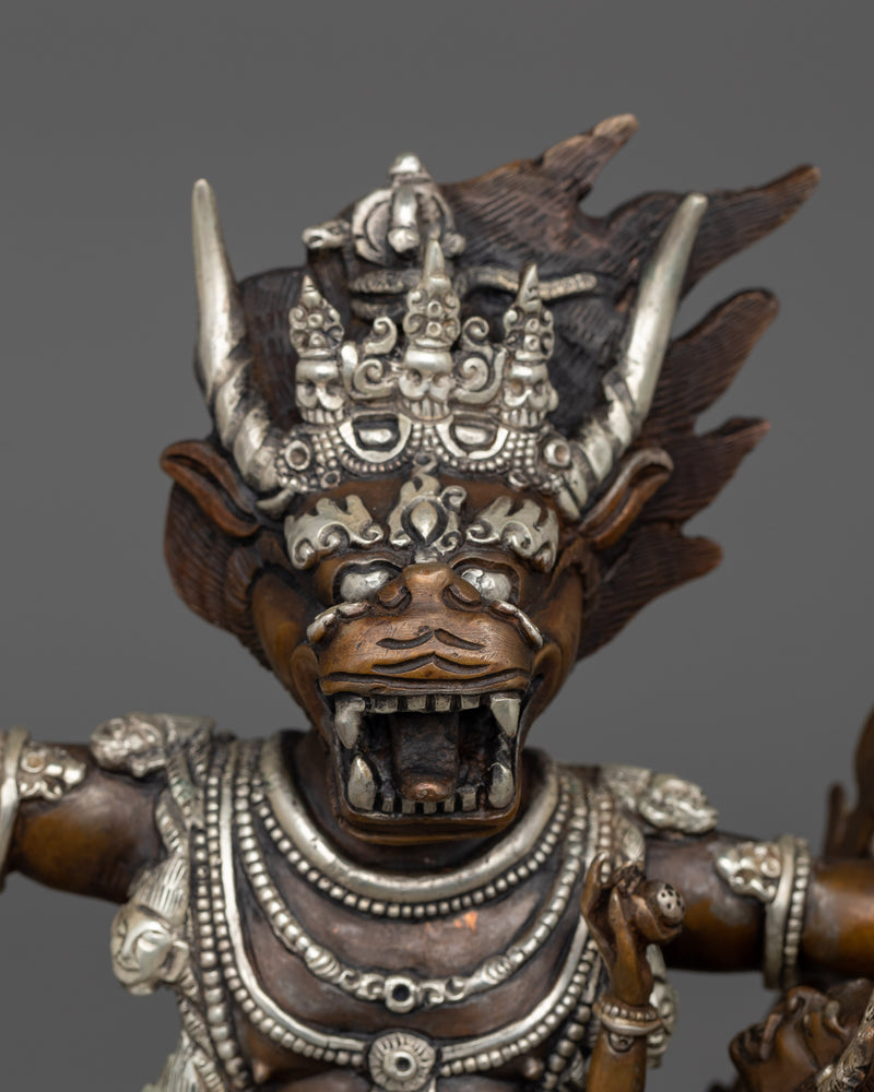 Wrathful Deity Dharmaraja Yamantaka