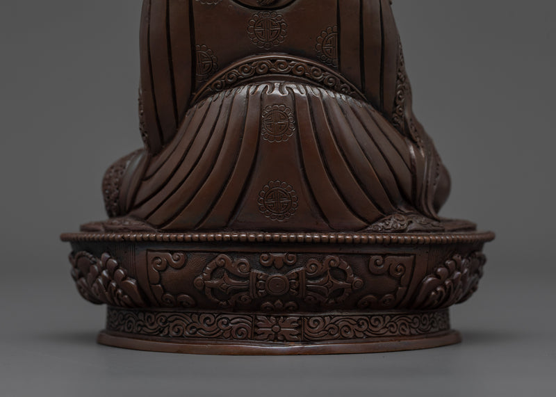 Wrathful Deity Padmasambhava "Guru Tsokye Dorje" Statue | Enlightened Guru