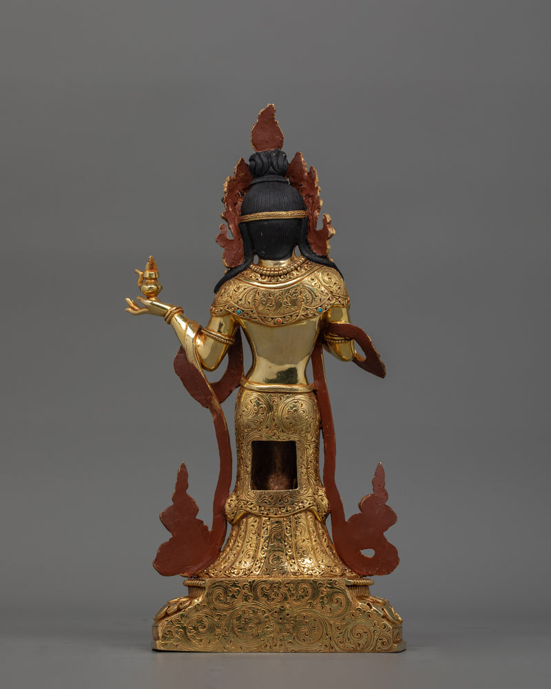 The Consort of Padmasambhava Yeshe Tsogyal and Mandarva Statue | Tranquil Yogini