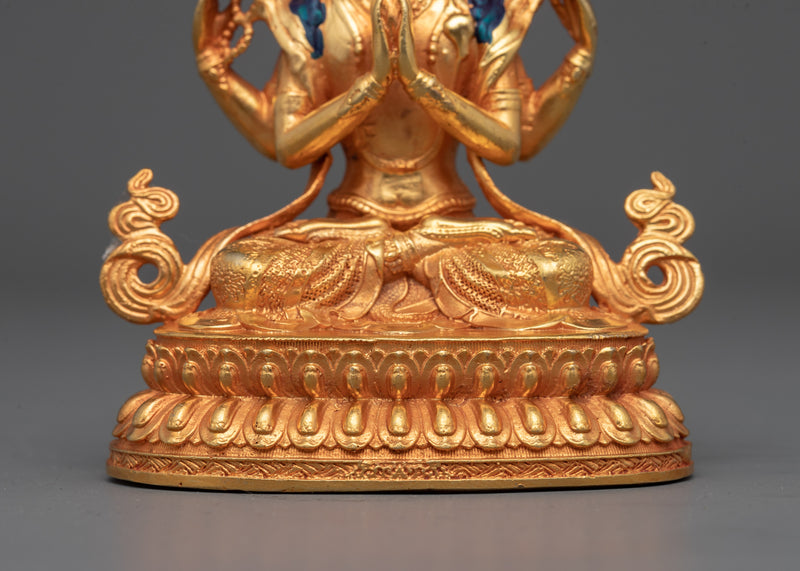 Bodhisattva Buddhist Deity Chenresig Statue | Cultivation of Compassion