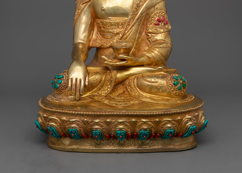 Shakyamuni Buddha Statue With Halo | Prince of The Shakya clan