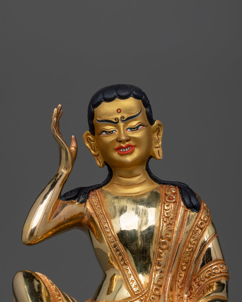 Buddhist Milarepa Tibetan Siddha Statue | Symbol of Meditation and Enlightenment Symbol