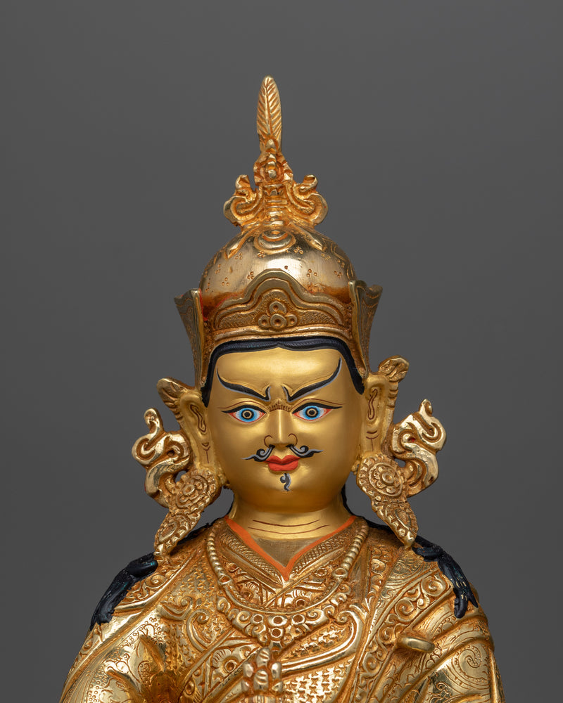 Padmasambhava Traditional Tibetan Tantric Master Statue | Buddhist Spiritual Art