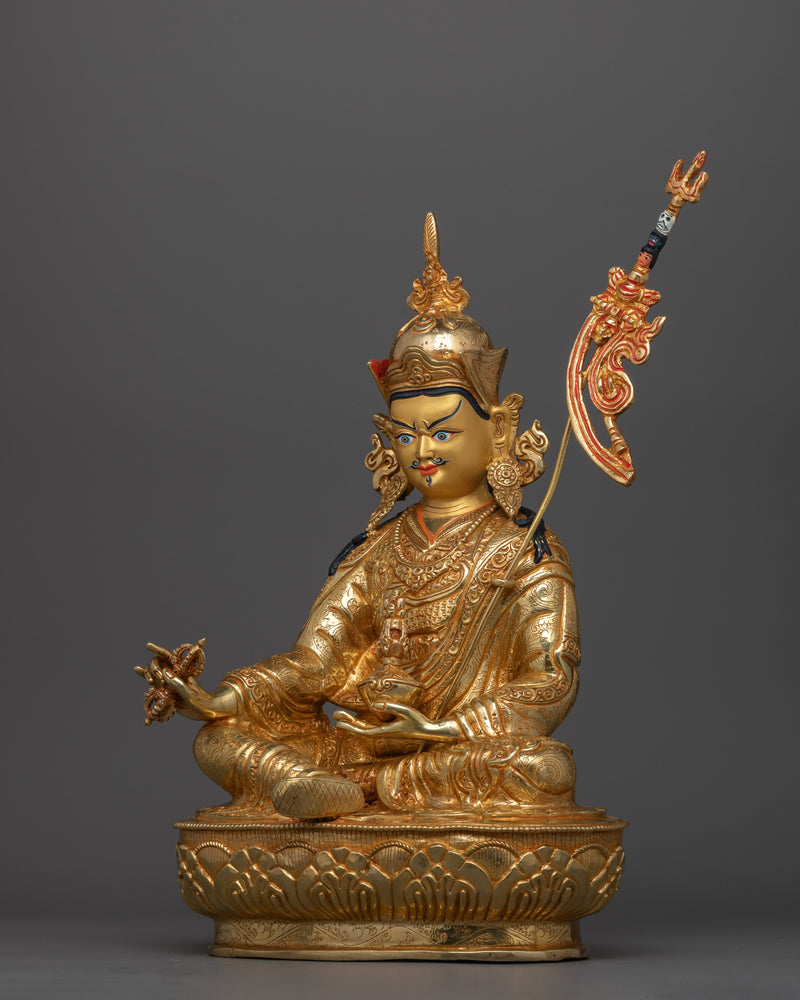 Padmasambhava Traditional Tibetan Tantric Master Statue | Buddhist Spiritual Art