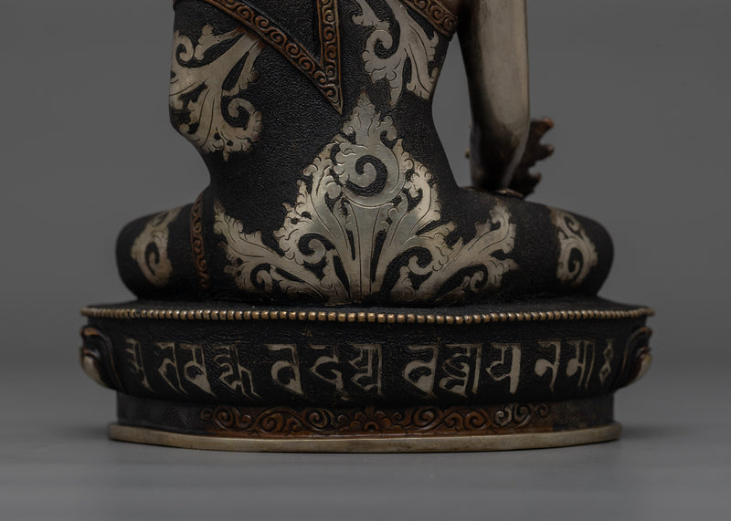 Tibetan Healing Medicine Buddha Statue | Bhaisajyaguru Buddha of Healing and Compassion