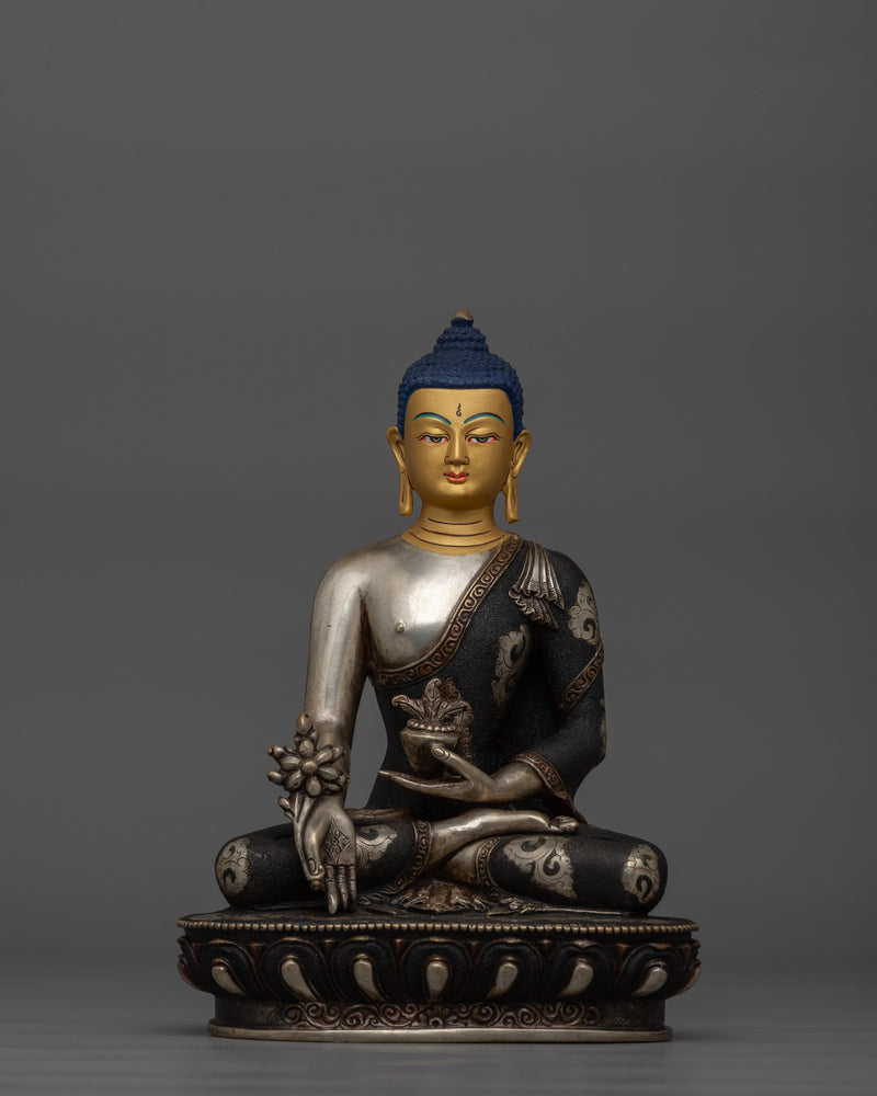 Tibetan Healing Medicine Buddha Statue | Bhaisajyaguru Buddha of Healing and Compassion