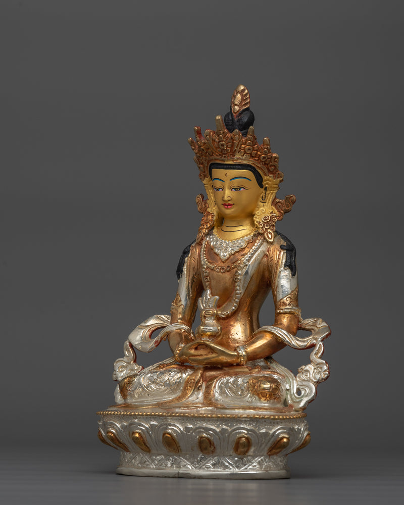 Amitayus Buddha of Infinite Life Sculpture | Divine Himalayan Spiritual Idol