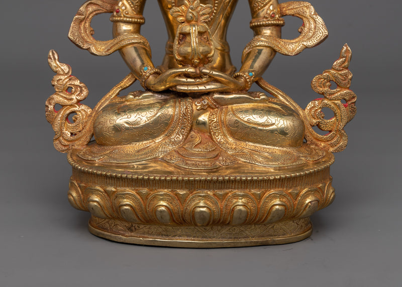 Amitayus Buddhist Deity of Endless Life Statue | Symbolizes Longevity and Blessings