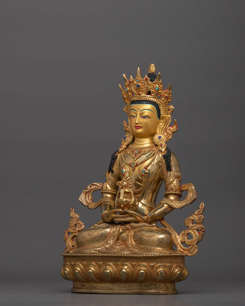 Amitayus Buddhist Deity of Endless Life Statue | Symbolizes Longevity and Blessings