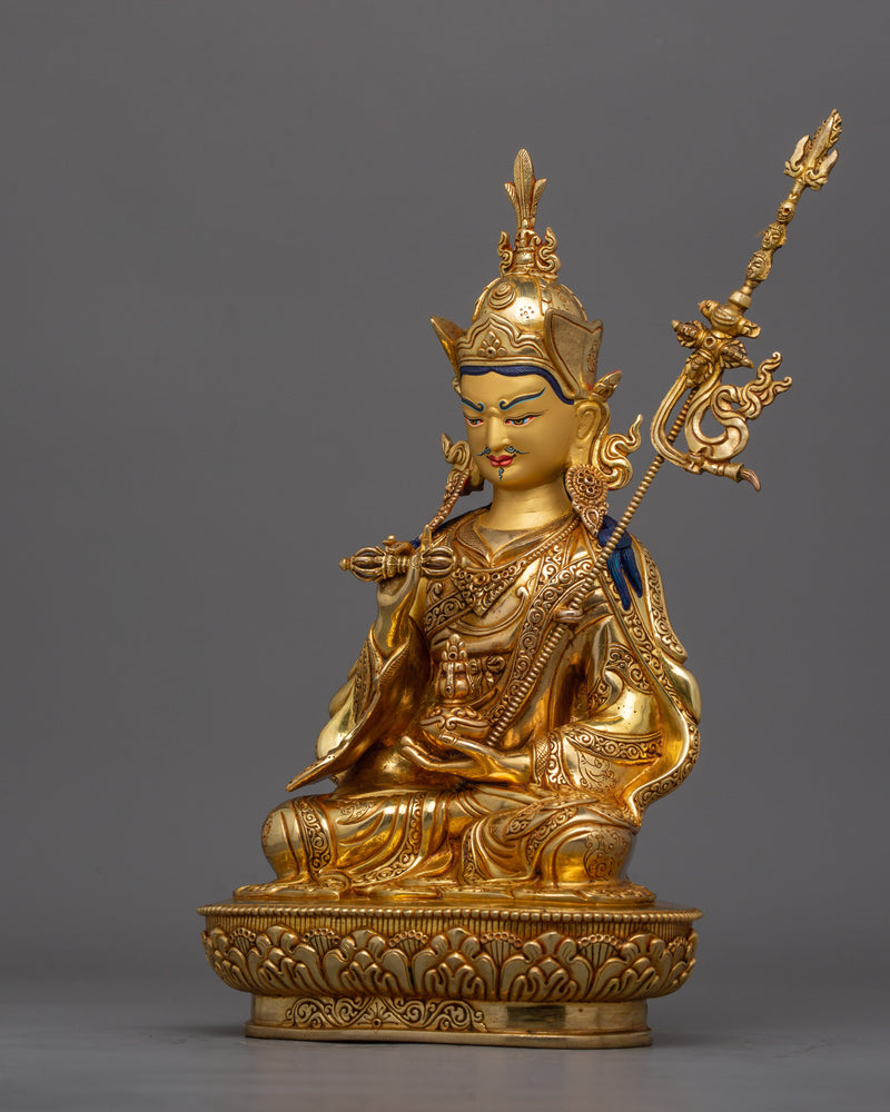 Wrathful Deity Guru Tsokye Dorje Statue | Tibetan Buddhist Tantric Master Altar Decor