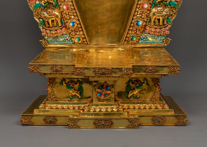 Majestic Throne for Guru Rinpoche Statues | A Perfect Foundation of Elegance