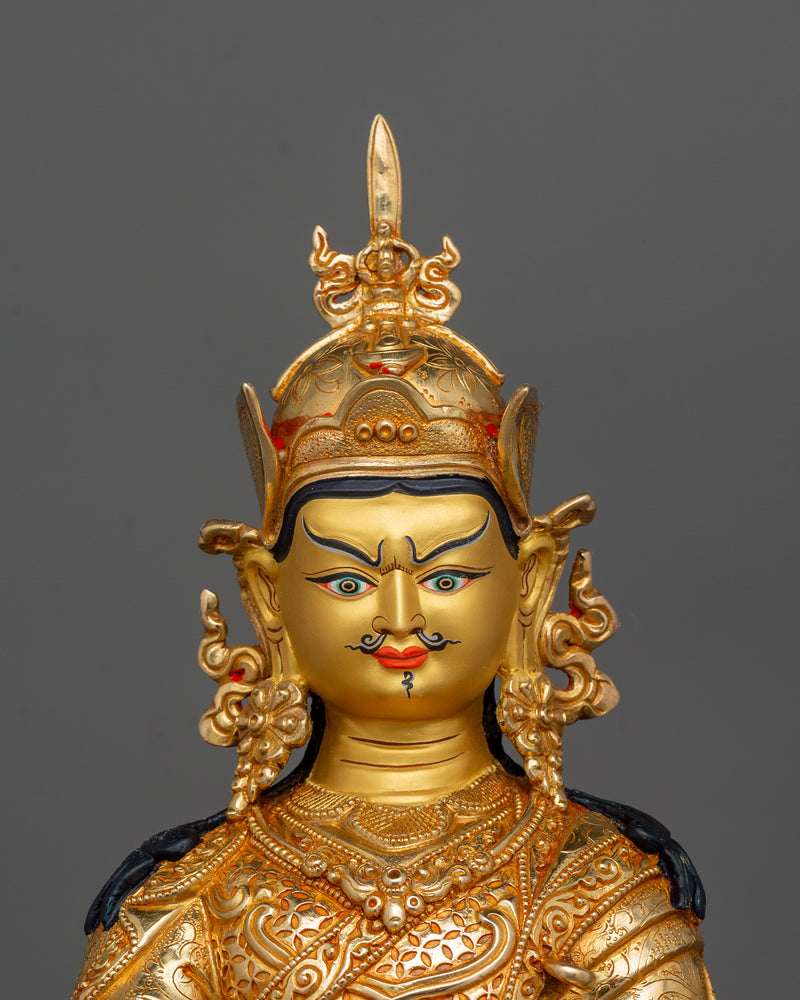 Padmasambhava The Lotus-Born Buddha Statue | Himalayan Guru Rinpoche Sculpture