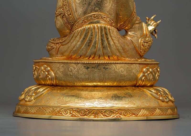 Padmasambhava The Lotus-Born Buddha Statue | Himalayan Guru Rinpoche Sculpture