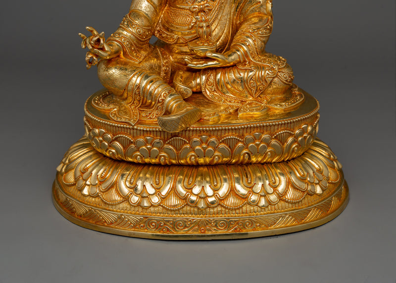 Padmasambhava The Lotus-Born Buddha Statue | Himalayan Guru Rinpoche Sculpture