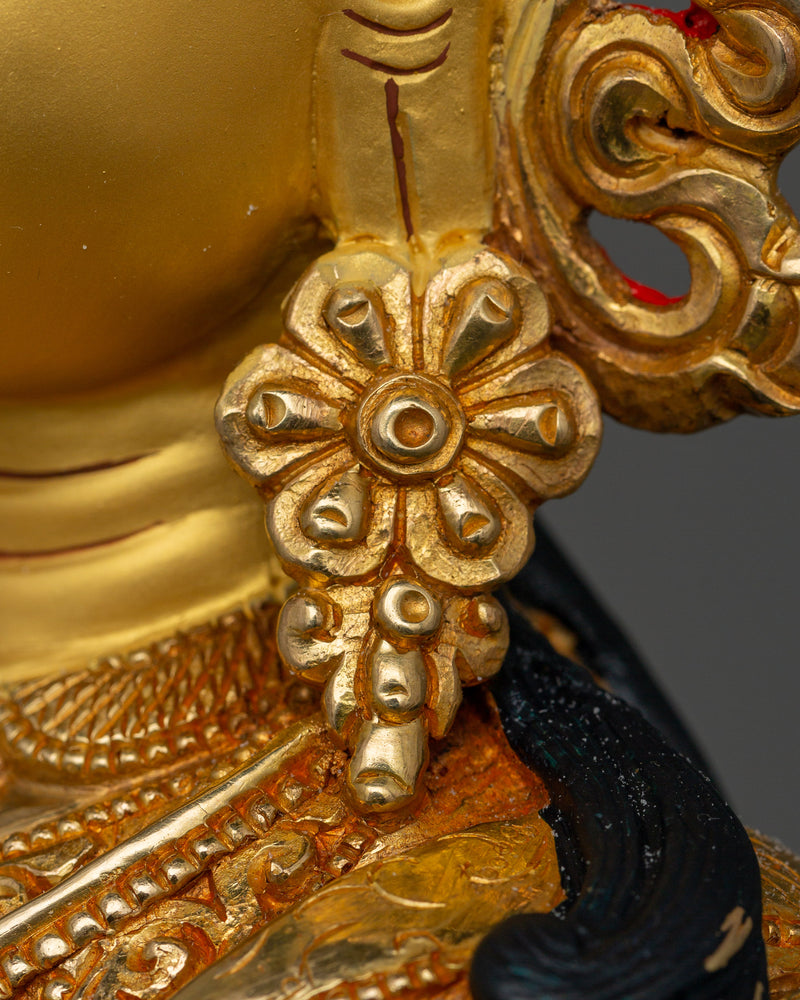 Padmasambhava The Lotus-Born Buddha Statue | Himalayan Guru Rinpoche Sculpture