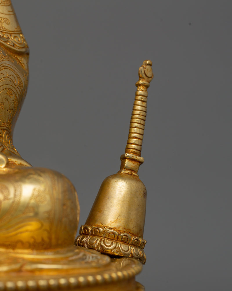 Tranquil Buddhist Scholar Atisa Statue | Tibetan Religious Leader