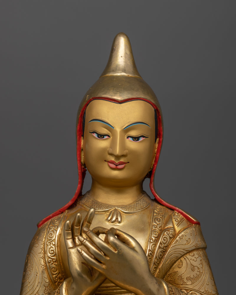 Buddhist Master Atisha Dipankara Statue | Traditional Handcrafted Buddhist Art