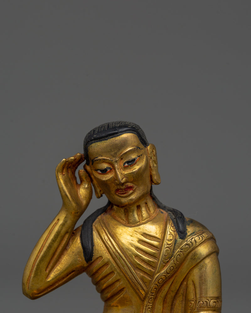 Jetsun Milarepa Tibetan Yogi Statue | Spiritual Inspiration and Devotion