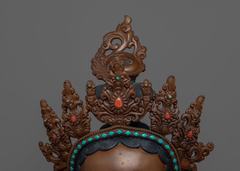 Green Tara Saviouress Deity Sculpture | Female Buddha of Compassion and Protection