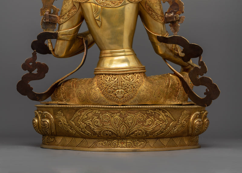 Green Tara, The Great Liberator Statue | The Female Buddha prominent figure in Buddhism