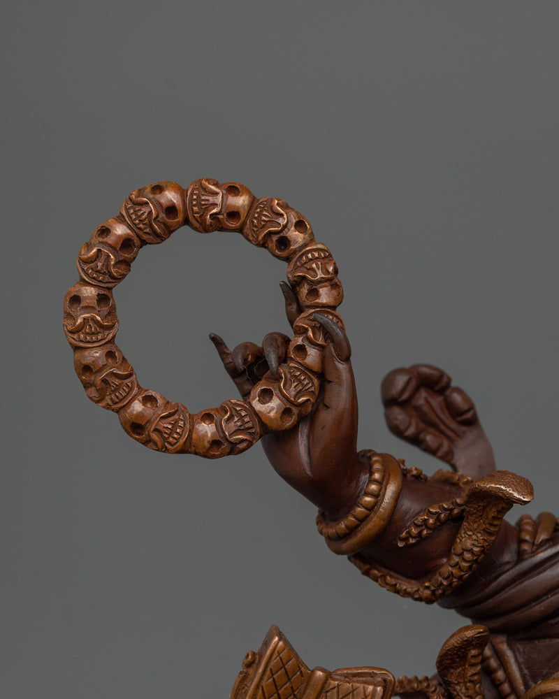 Powerful Six Armed Mahakala Statue | A Symbol of Protection and Power