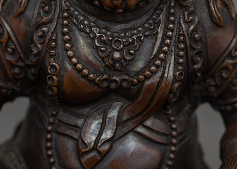 Buddhist Wealth Deity Dzambhala Statue | Icon for Material and Spiritual Abundance