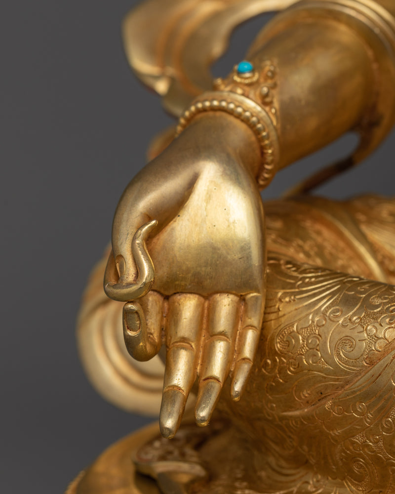 Traditional Green Tara Statue | A Symbol of Compassion and Enlightened Action