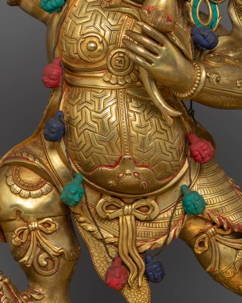 Large Begtse Chen Statue | An Exquisite representation of wrathful Buddhist Protector